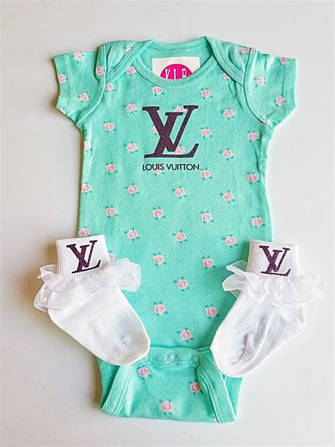 louis vuitton shoes for baby girl|louis vuitton onesie.